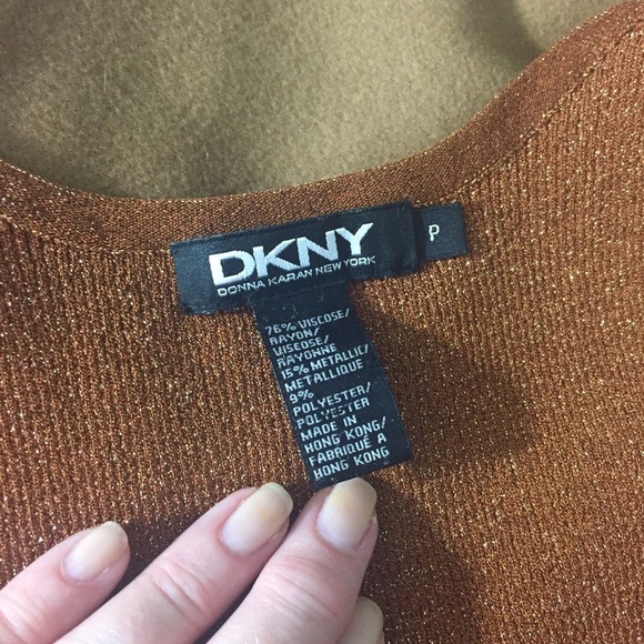 DKNY Copper Shimmer Tank Top, SP - Picture 7 of 10